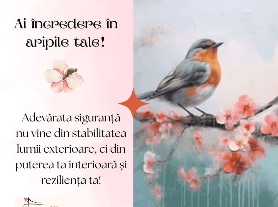 Ai încredere în aripile tale! | Loredana Pod